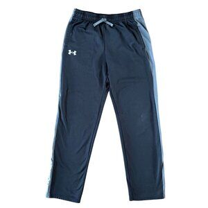 Under Armour Black/Gray Athletic Pants Loose Fit Youth Large